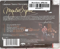 David Liebman / Roberto Tarenzi / Paolo Benedettini / Tony Arco - Negative Space (CD)