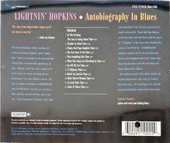 Lightnin' Hopkins - Autobiography In Blues (CD)