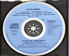 Peter Gabriel - Plays Live - Highlights (CD)