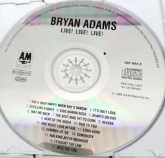 Bryan Adams - Live! Live! Live! (CD)