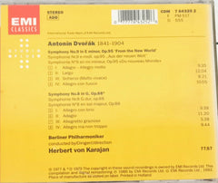 Dvořák*, Berliner Philharmoniker, Herbert von Karajan - Symphonies Nos. 8 & 9 'From The New World' - 'Aus Der Neuen Welt' - 'Du Nouveau Monde (CD)