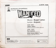 Bappi Lahiri, Anjaan - Wanted Dead Or Alive (45-RPM)