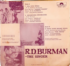 Rahul Dev Burman - R. D. Burman - The Singer (45-RPM)