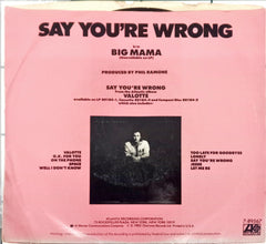 Julian Lennon - Say You're Wrong (45-RPM)