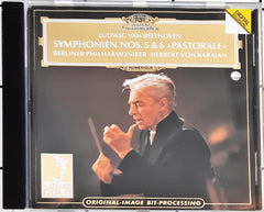Ludwig van Beethoven, Berliner Philharmoniker • Herbert von Karajan - Symphonien Nos. 5 & 6 »Pastorale« (CD)