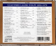 Giacomo Lauri-Volpi - Prima Voce (CD)