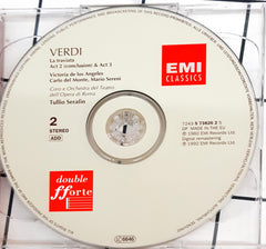 Verdi* - Victoria De Los Angeles, Carlo Del Monte, Mario Sereni, Coro* E Orchestra Del Teatro Dell'Opera Di Roma, Tullio Serafin - La Traviata (CD)