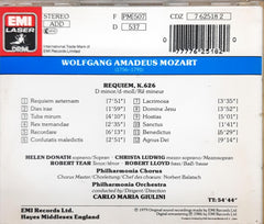 Mozart*, Donath*, Ludwig*, Tear*, Lloyd*, Carlo Maria Giulini - Requiem (CD)
