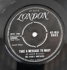 The Everly Brothers - Take A Message To Mary (45-RPM)