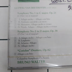 Bruno Walter - Symphonies No. 1 & No. 2 • Coriolan Overture, Op.62 (CD)
