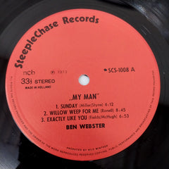Ben Webster - My Man - Live At Montmartre 1973 (Vinyl)