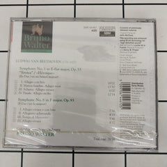 Bruno Walter, Ludwig Van Beethoven, Columbia Symphony Orchestra - Symphony No.3 In E-Flat Major,Op.55 "Eroica" & No.8 In F Major,Op.93 (CD)