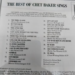 Chet Baker - The Best Of Chet Baker Sings (CD)