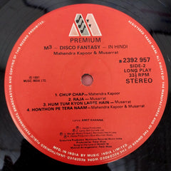 Musarrat Nazir & Mahendra Kapoor - M3 Disco Fantasy In Hindi (Vinyl)