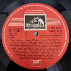 Various - Great Maestro: Great Melodies. Hits of S.D. Burman (Vinyl)
