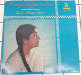 Lata Mangeshkar - Songs To Remember (From Hindi Films) (45-RPM)