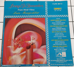 Lata Mangeshkar - Songs To Remember (From Hindi Films) (45-RPM)