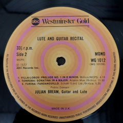 Julian Bream - Lute and Guitar Recital (Vinyl)