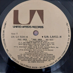 Paul Anka - Paul Anka ... His Best (Vinyl)