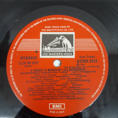 Mukesh & Lata Mangeshkar - A Tribute To Mukesh By Lata Mangeshkar (Live Recordings Of Concerts In U•S•A• And Canada-August 1976) (Vinyl) (2)