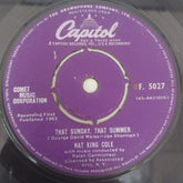 Nate King Cole - That Sunday, That Summer (45-RPM)