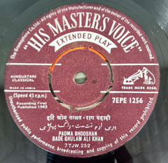 Bade Ghulam Ali Khan - Hari Om Tatsat (45-RPM)