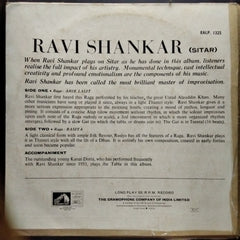 Ravi Shankar - Two RāGa Moods (Vinyl)