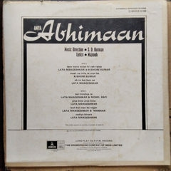 S. D. Burman  - Abhimaan (Vinyl)