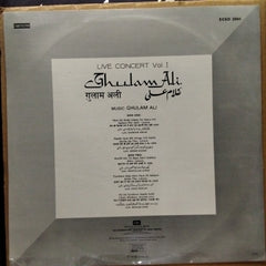Ghulam Ali  - Live Concert Vol 1 (Vinyl)