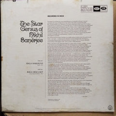 Nikhil Banerjee  - The Sitar Genius Of Nikhil Banerjee (Vinyl)