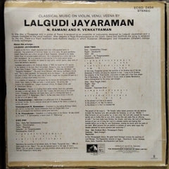 Lalgudi G. Jayaraman* • N. Ramani • R. Venkatraman* - Violin • Venu • Veena (Vinyl)