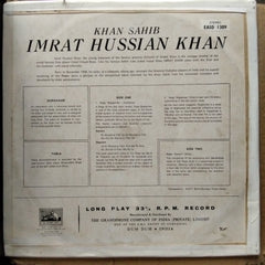 Khan Sahib Imrat Hussian Khan - Khan Sahib Imrat Khan (Vinyl)