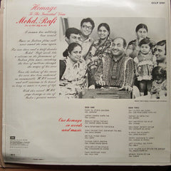 Mohd. Rafi - Homage To The Immortal Voice (Vinyl)