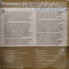 K. L. Saigal - The Legendary (Vinyl)