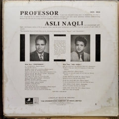 Shanker-Jaikishen* - Professor ★ Asli Naqli (Vinyl)