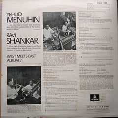 Yehudi Menuhin + Ravi Shankar - West Meets East - Album 2 (Vinyl)