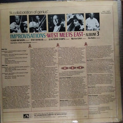 Yehudi Menuhin - Ravi Shankar - Jean-Pierre Rampal - Improvisations - West Meets East - Album 3 (Vinyl)