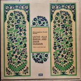 Ustad Alla Rakha* And Zakir Hussain - Percussion From India (Tabla In Solo And Duet) (Vinyl)