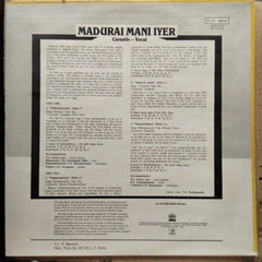 Madhurai Mani Iyer - Carnatic-Vocal (Vinyl)
