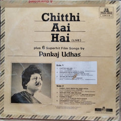 Pankaj Udhas - Chitthi Aai Hai (Live) Plus 6 SuperHit Film Songs By Pankaj Udhas (Vinyl)