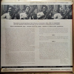 Ravi Shankar - India'S Most Distinguished Musician In Concert (Vinyl)