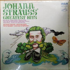 Johann Strauss* - Arthur Fiedler / Boston Pops*, Fritz Reiner / Chicago Symphony* - Johann Strauss' Greatest Hits (Vinyl)