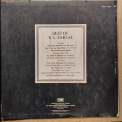 K. L. Saigal  - Best Of K. L. Saigal (Vinyl)