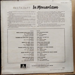 Geeta Dutt  - In Memoriam (Vinyl)