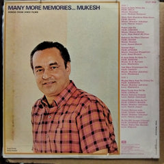 Mukesh  - Many More Memories… (Songs From Hindi Films) (Vinyl)