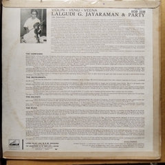 Lalgudi G. Jayaraman & Party - Violin • Venu • Veena (Vinyl)