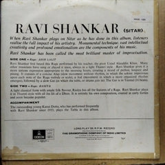 Ravi Shankar - Two RāGa Moods (Vinyl)