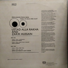 Ustad Alla Rakha* And Zakir Hussain - Percussion From India (Tabla In Solo And Duet) (Vinyl)
