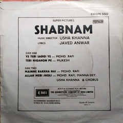 Usha Khanna  - Shabnam (45 rpm)