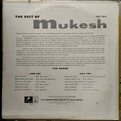 Mukesh  - The Best Of Mukesh (Vinyl)